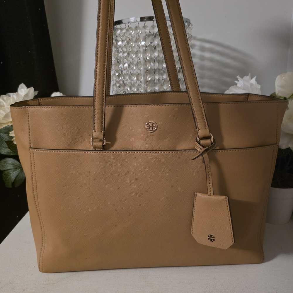 Tory Burch Tan Leather Tote
